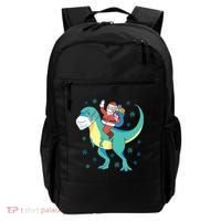 Santa Dinosaur Pandemic Backpack thumb 0