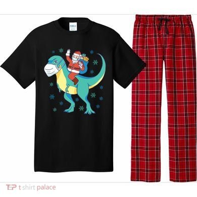 Santa Dinosaur Pandemic Pajama Set
