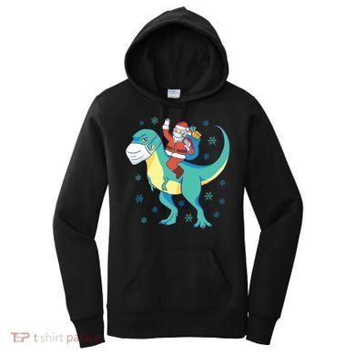 Santa Dinosaur Pandemic Women's Hoodie
