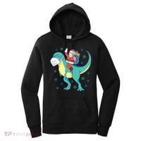 Santa Dinosaur Pandemic Women's Hoodie thumb 0