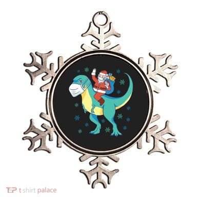 Santa Dinosaur Pandemic Ornament
