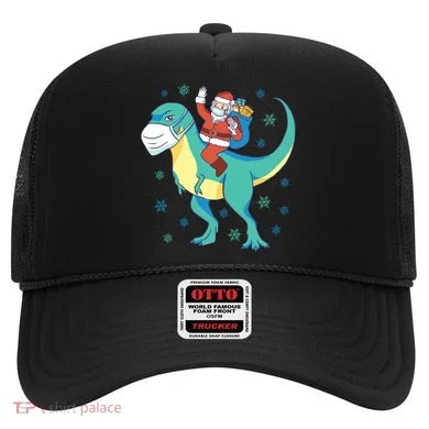 Santa Dinosaur Pandemic Hat