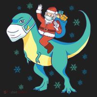 Santa Dinosaur Pandemic Hat thumb 2