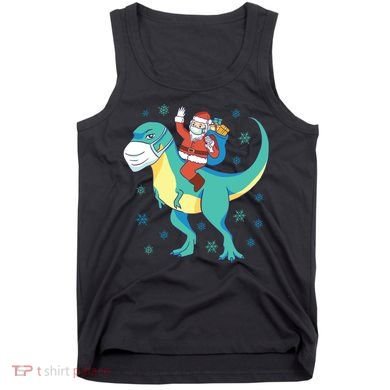 Santa Dinosaur Pandemic Tank Top