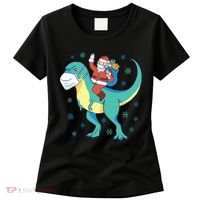 Santa Dinosaur Pandemic Women's T-Shirt thumb 0