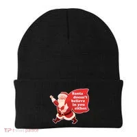 Santa Doesn't Believe In You Either Beanie thumb 0