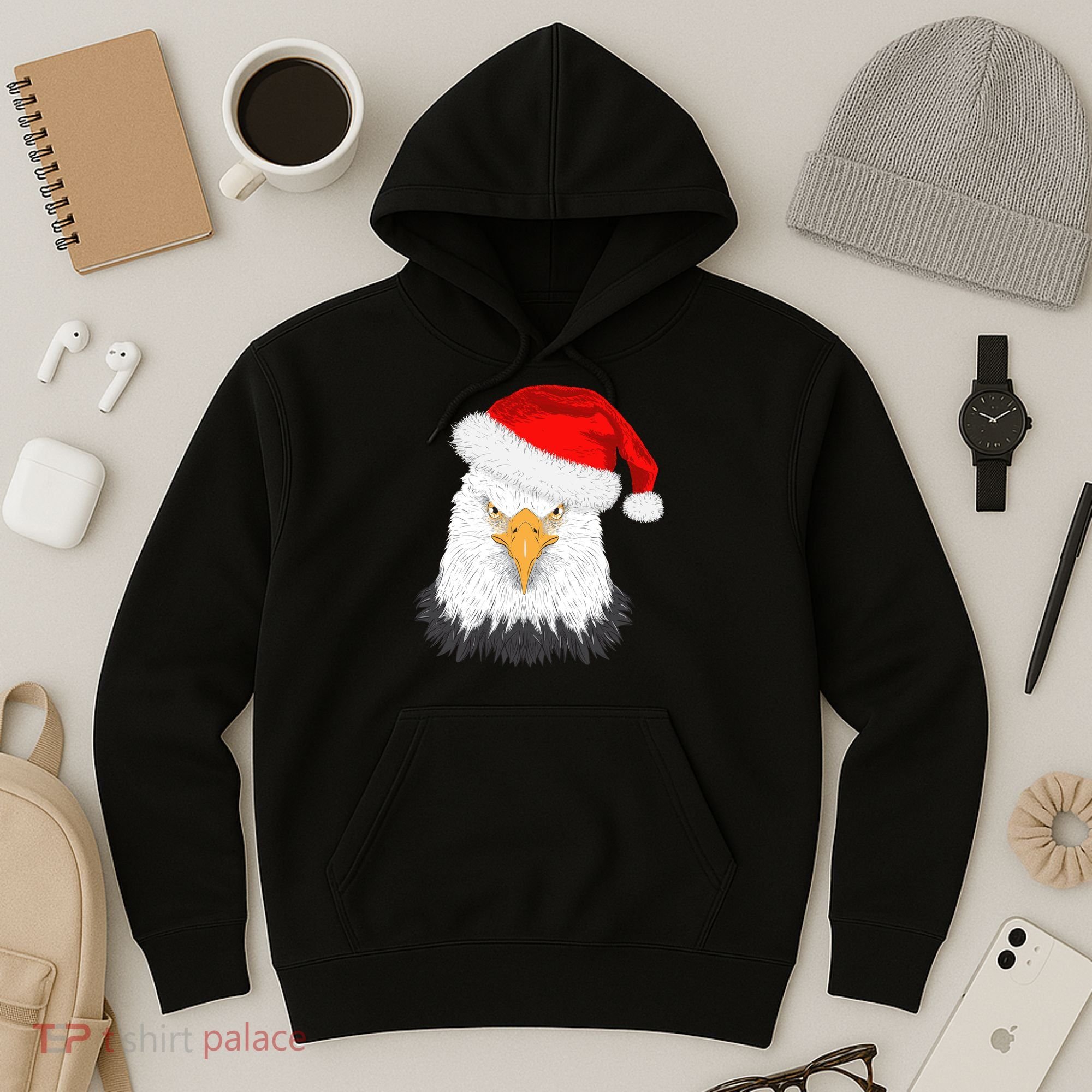 Santa Eagle Hoodie