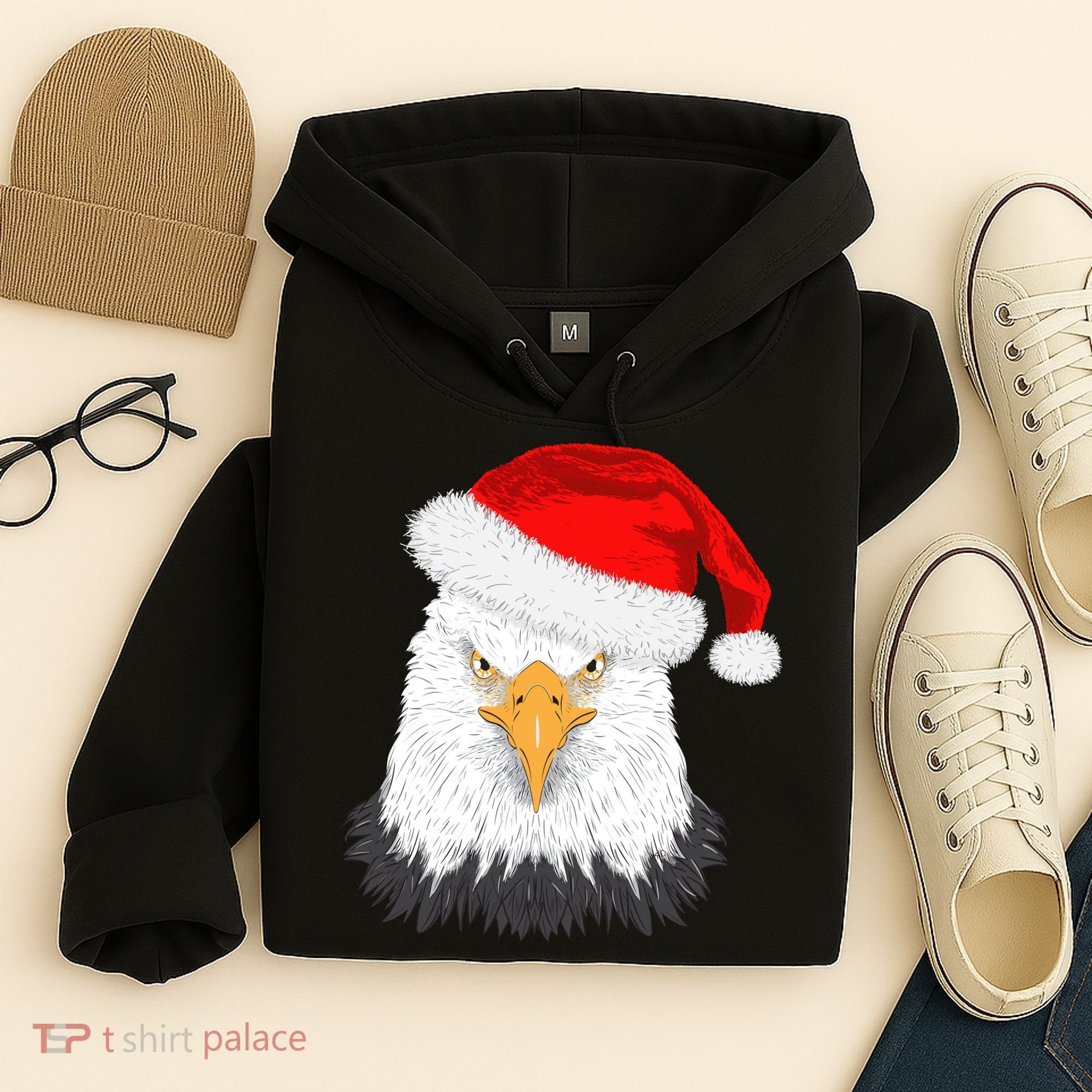 Santa Eagle Hoodie
