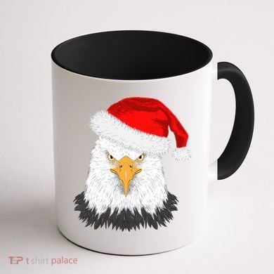 Santa Eagle Coffee Mug back