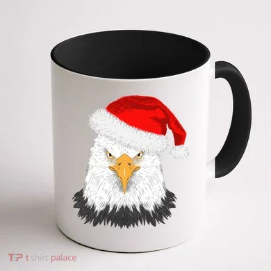 Santa Eagle Coffee Mug back