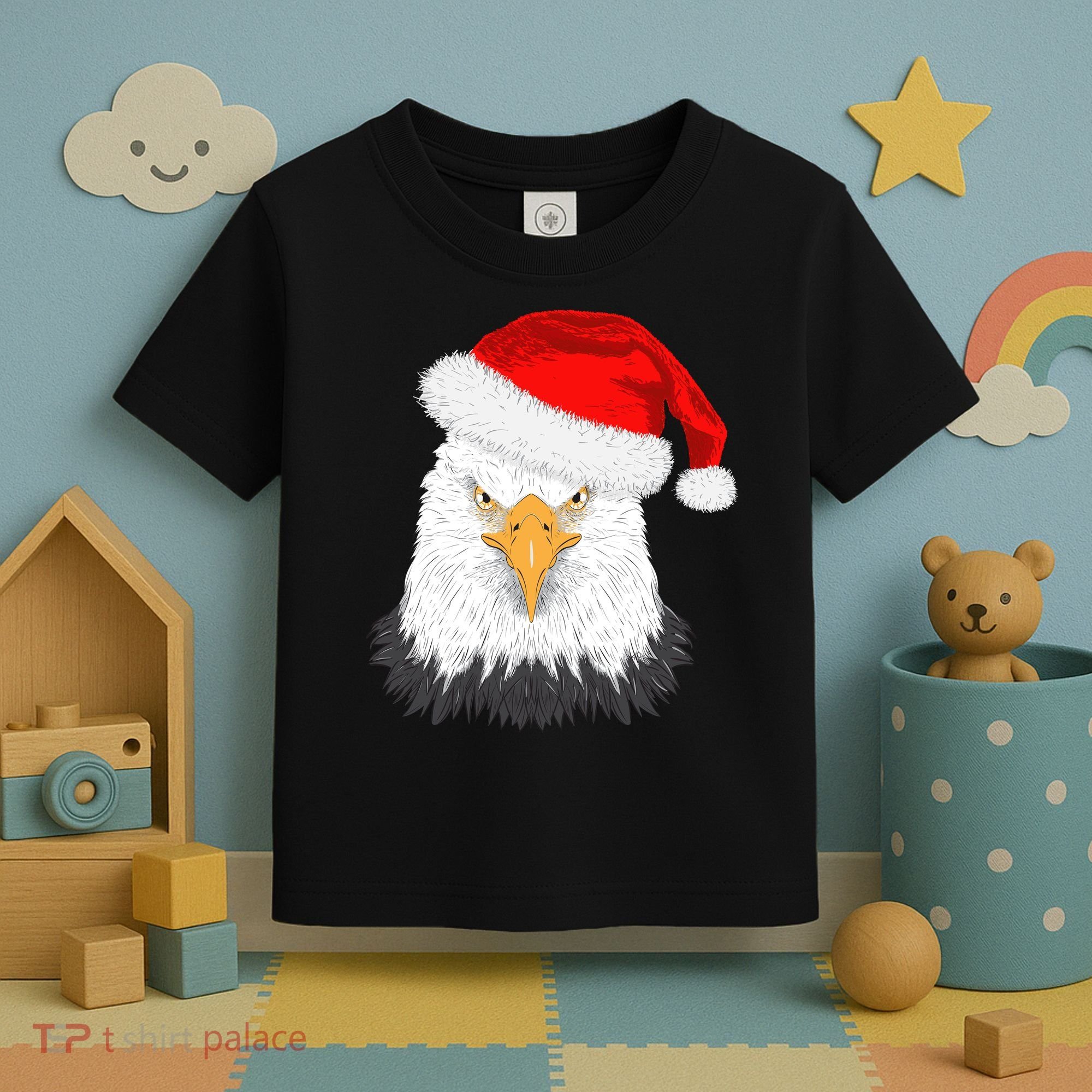 Santa Eagle Toddler T-Shirt