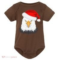 Santa Eagle Baby Bodysuit thumb 0