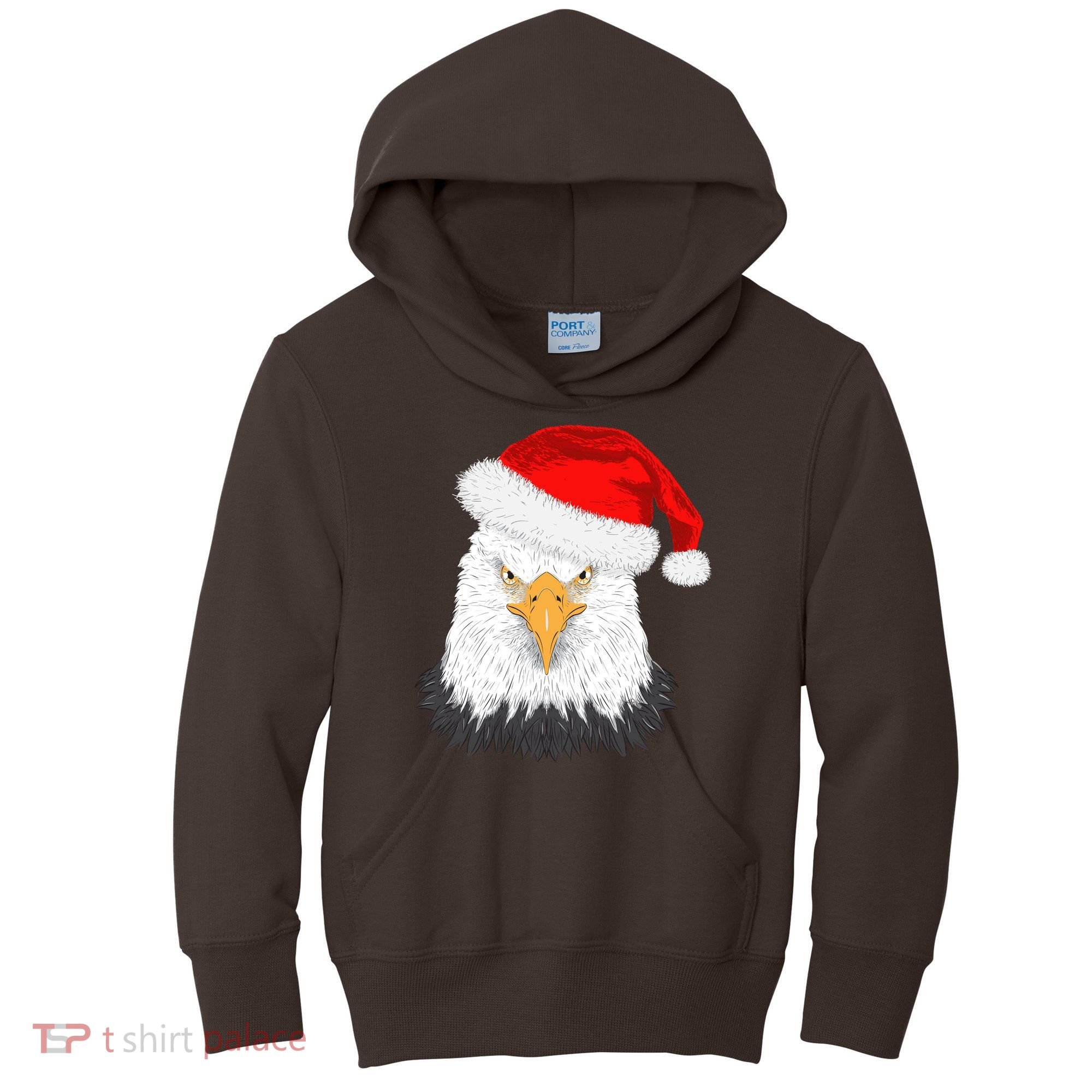 Santa Eagle Kids Hoodie