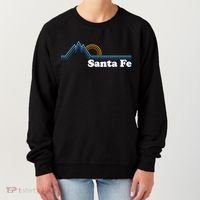 Santa Fe New Mexico Retro Logo Women's Sweatshirt thumb 0