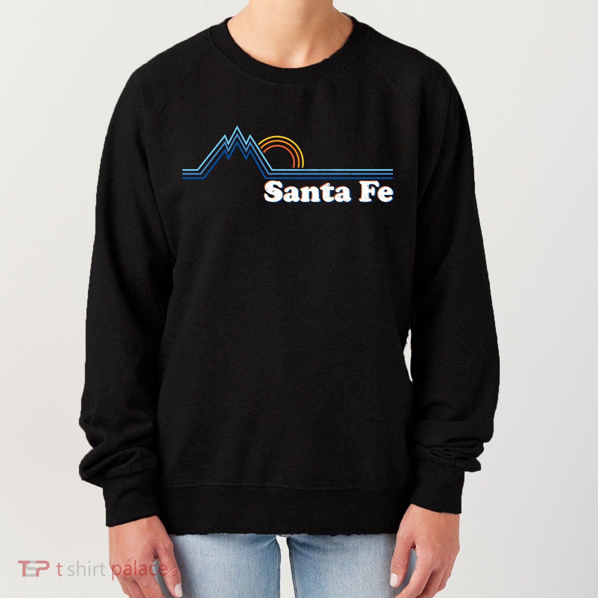 Santa Fe New Mexico Retro Logo Women's Sweatshirt