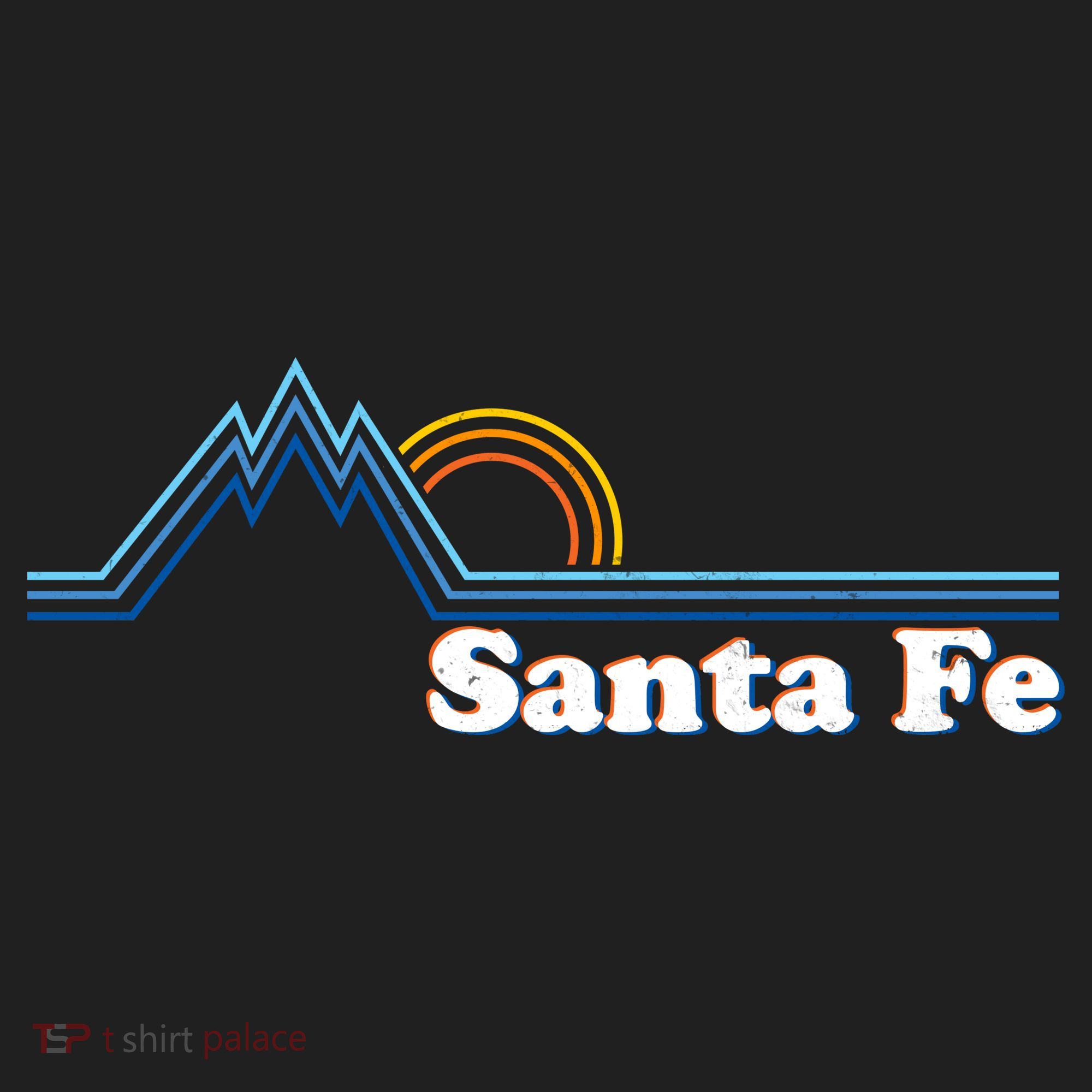 Santa Fe New Mexico Retro Logo Women's Sweatshirt