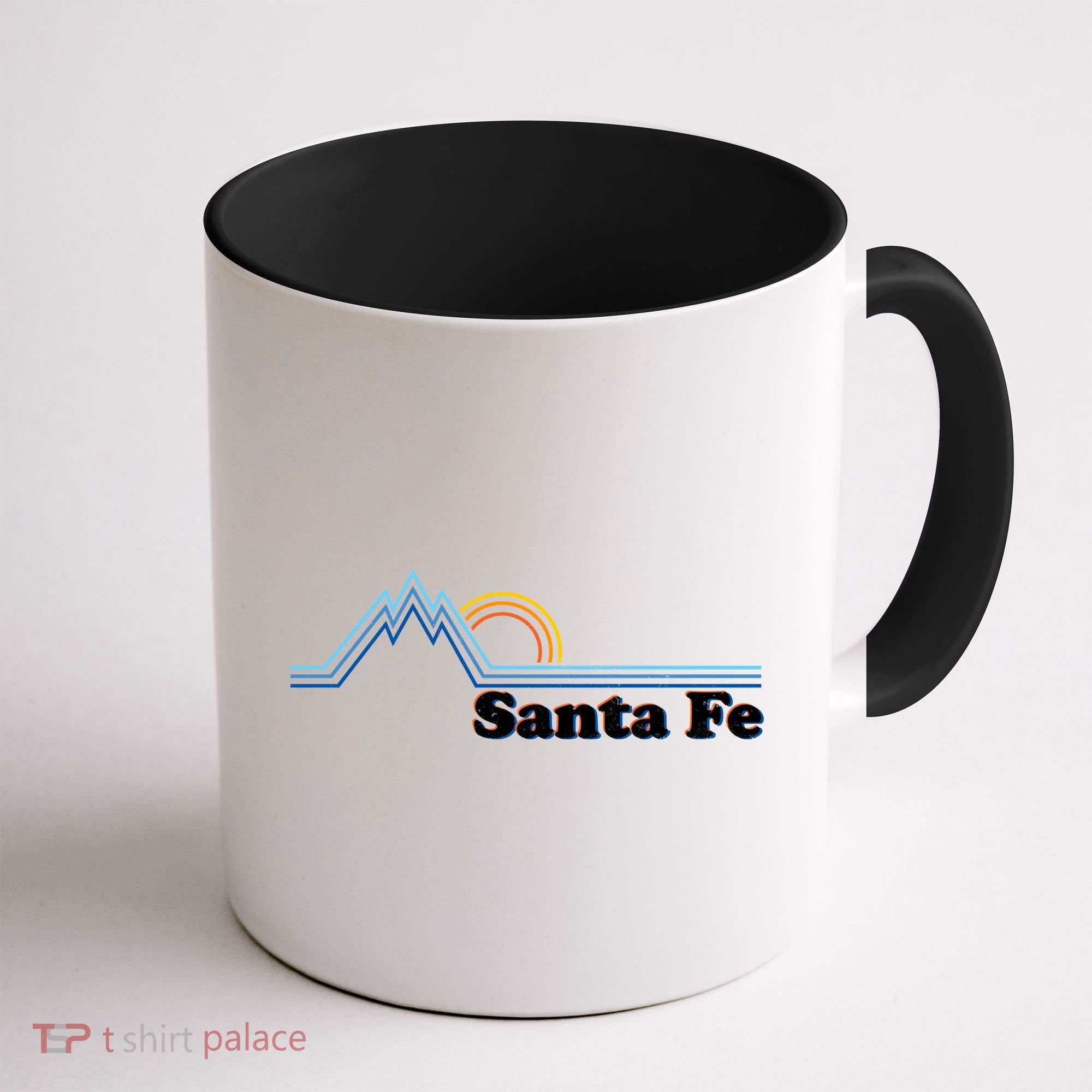 Santa Fe New Mexico Retro Logo Coffee Mug