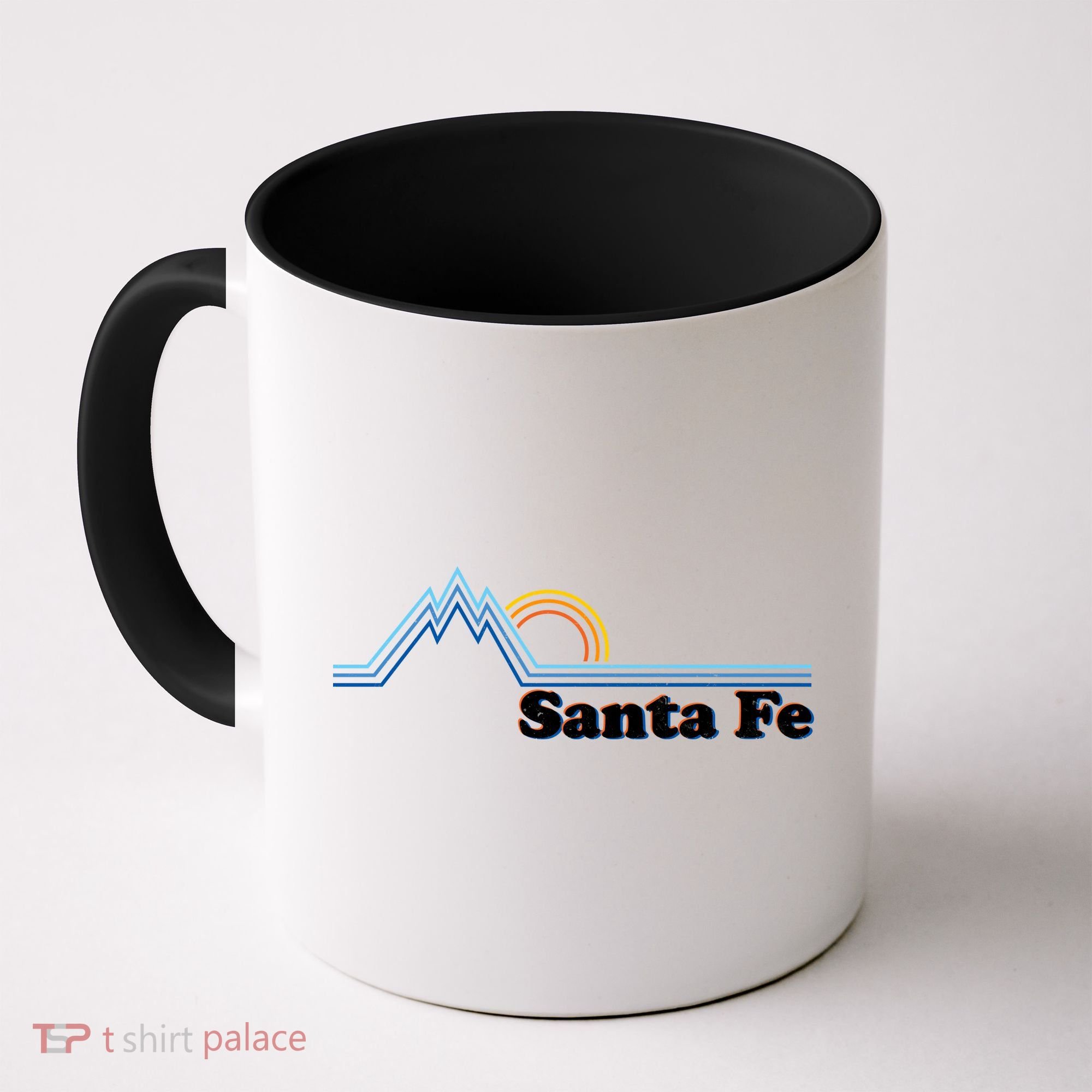 Santa Fe New Mexico Retro Logo Coffee Mug