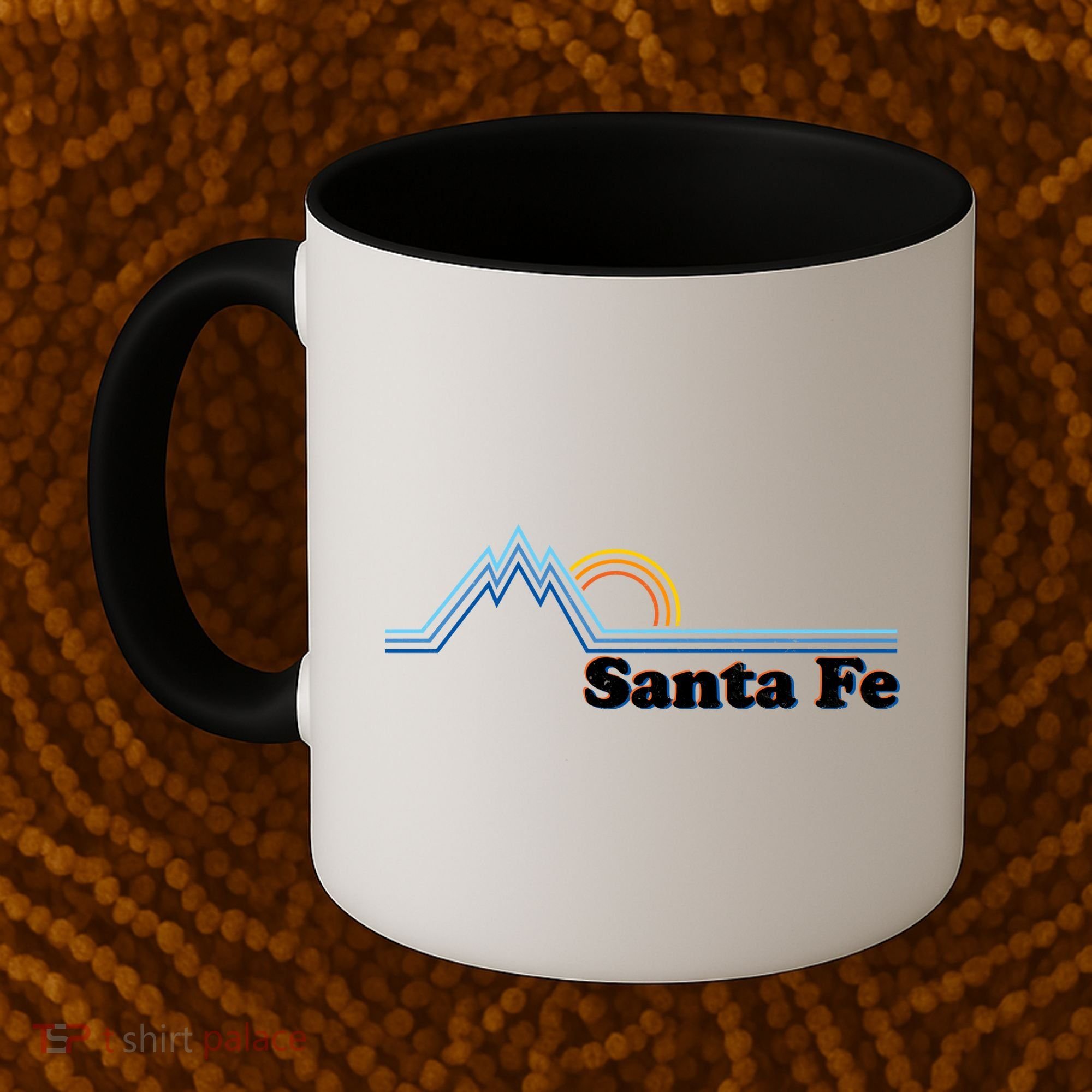 Santa Fe New Mexico Retro Logo Coffee Mug