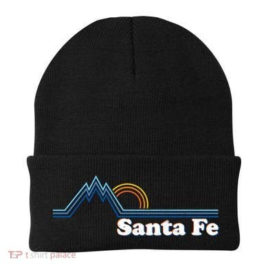 Santa Fe New Mexico Retro Logo Beanie