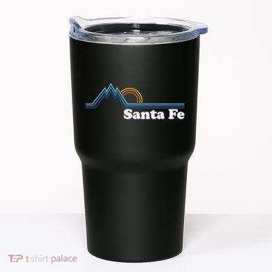 Santa Fe New Mexico Retro Logo Tumbler