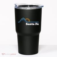 Santa Fe New Mexico Retro Logo Tumbler thumb 0