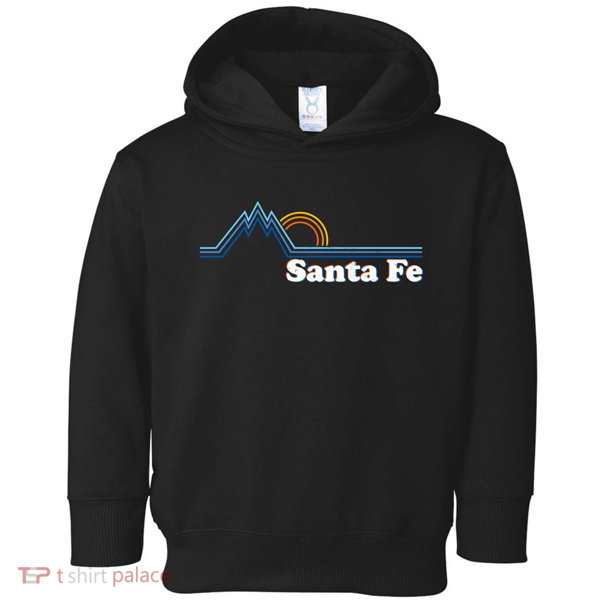 Santa Fe New Mexico Retro Logo Toddler Hoodie