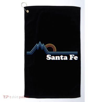 Santa Fe New Mexico Retro Logo Golf Towel