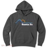 Santa Fe New Mexico Retro Logo Hoodie thumb 0