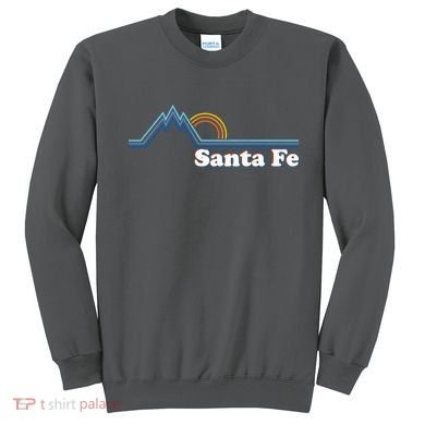 Santa Fe New Mexico Retro Logo Sweatshirt