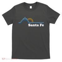 Santa Fe New Mexico Retro Logo T-Shirt thumb 0