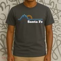 Santa Fe New Mexico Retro Logo T-Shirt thumb 3