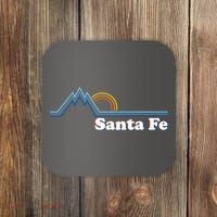 Santa Fe New Mexico Retro Logo Coaster thumb 0