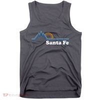 Santa Fe New Mexico Retro Logo Tank Top thumb 0