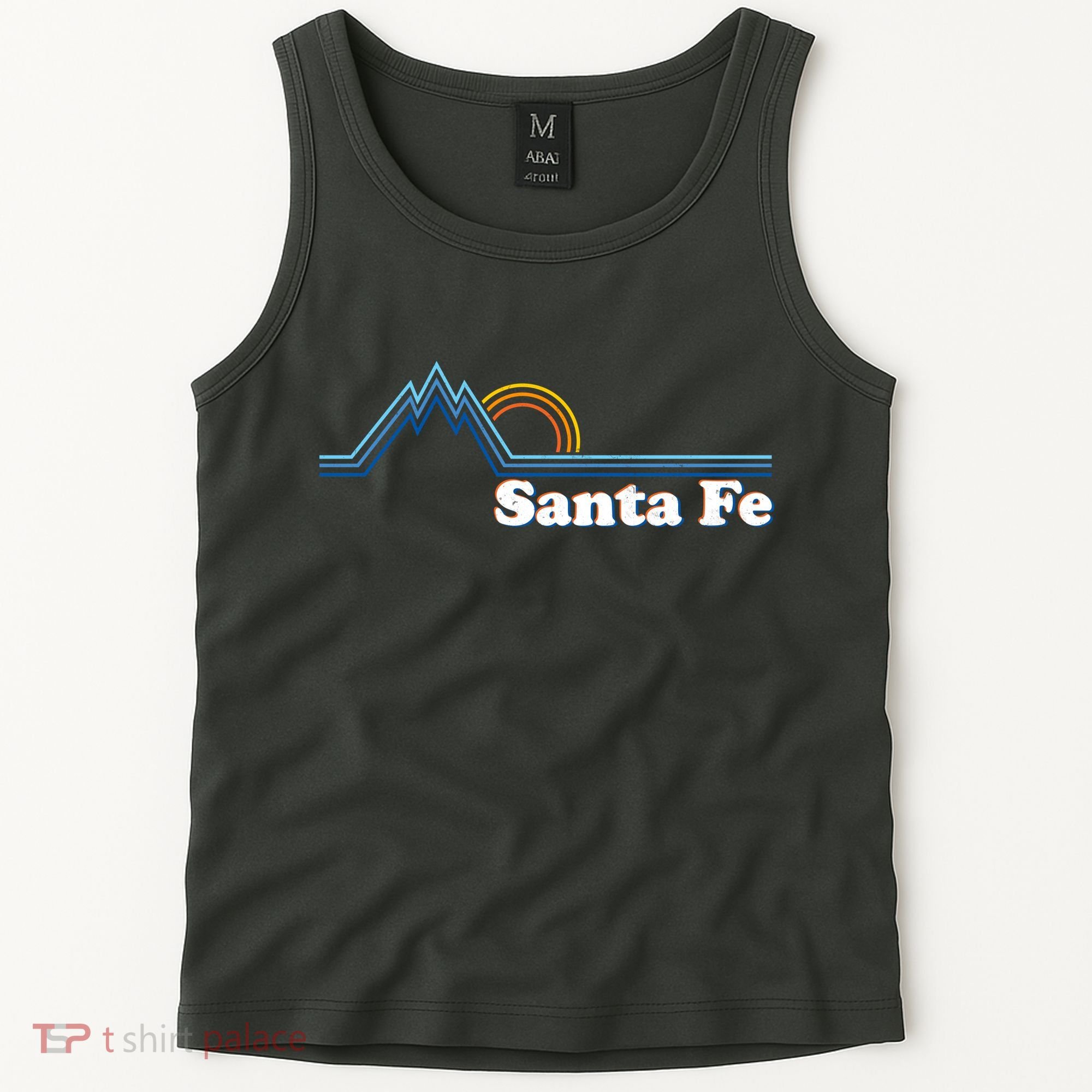Santa Fe New Mexico Retro Logo Tank Top