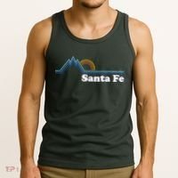 Santa Fe New Mexico Retro Logo Tank Top thumb 3