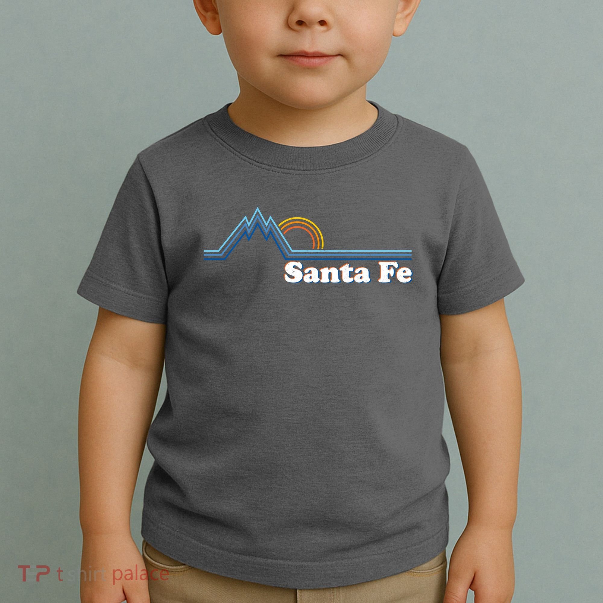 Santa Fe New Mexico Retro Logo Toddler T-Shirt