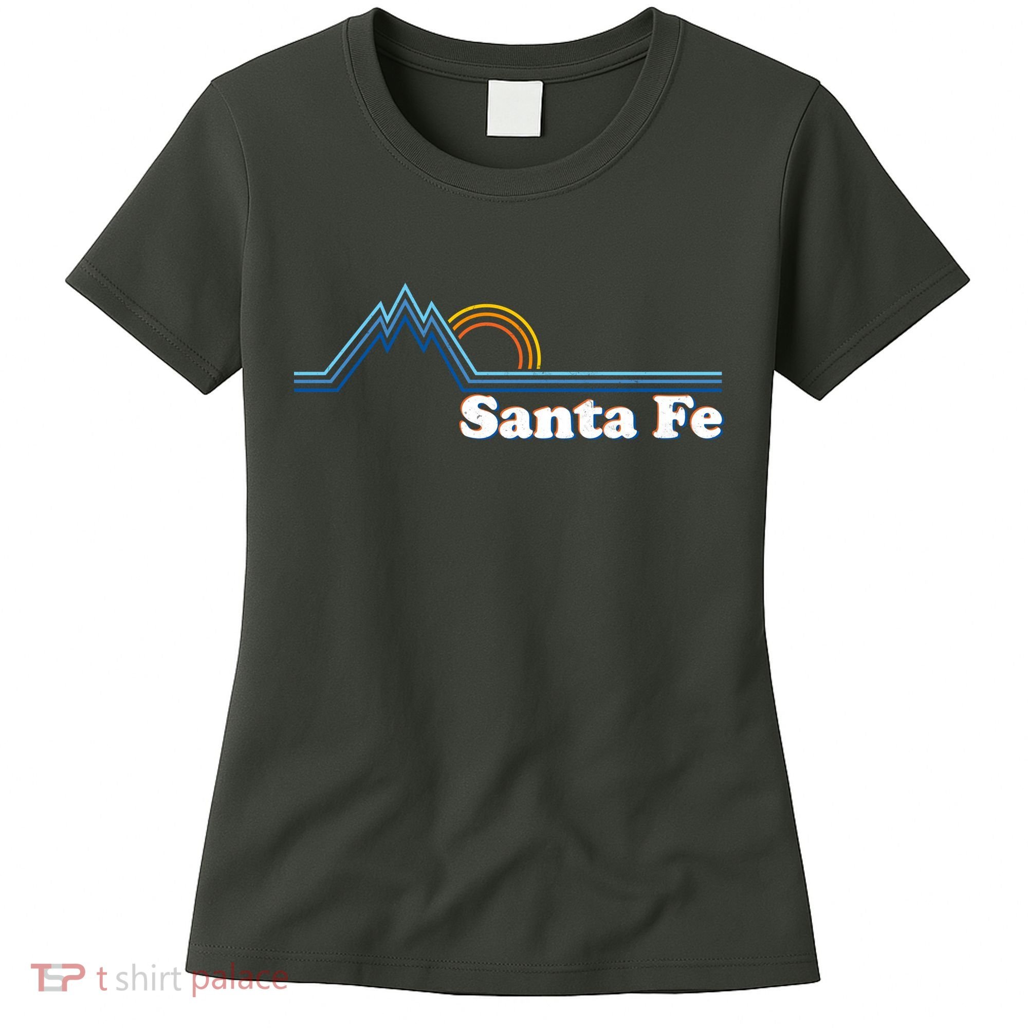 Santa Fe New Mexico Retro Logo Women's T-Shirt