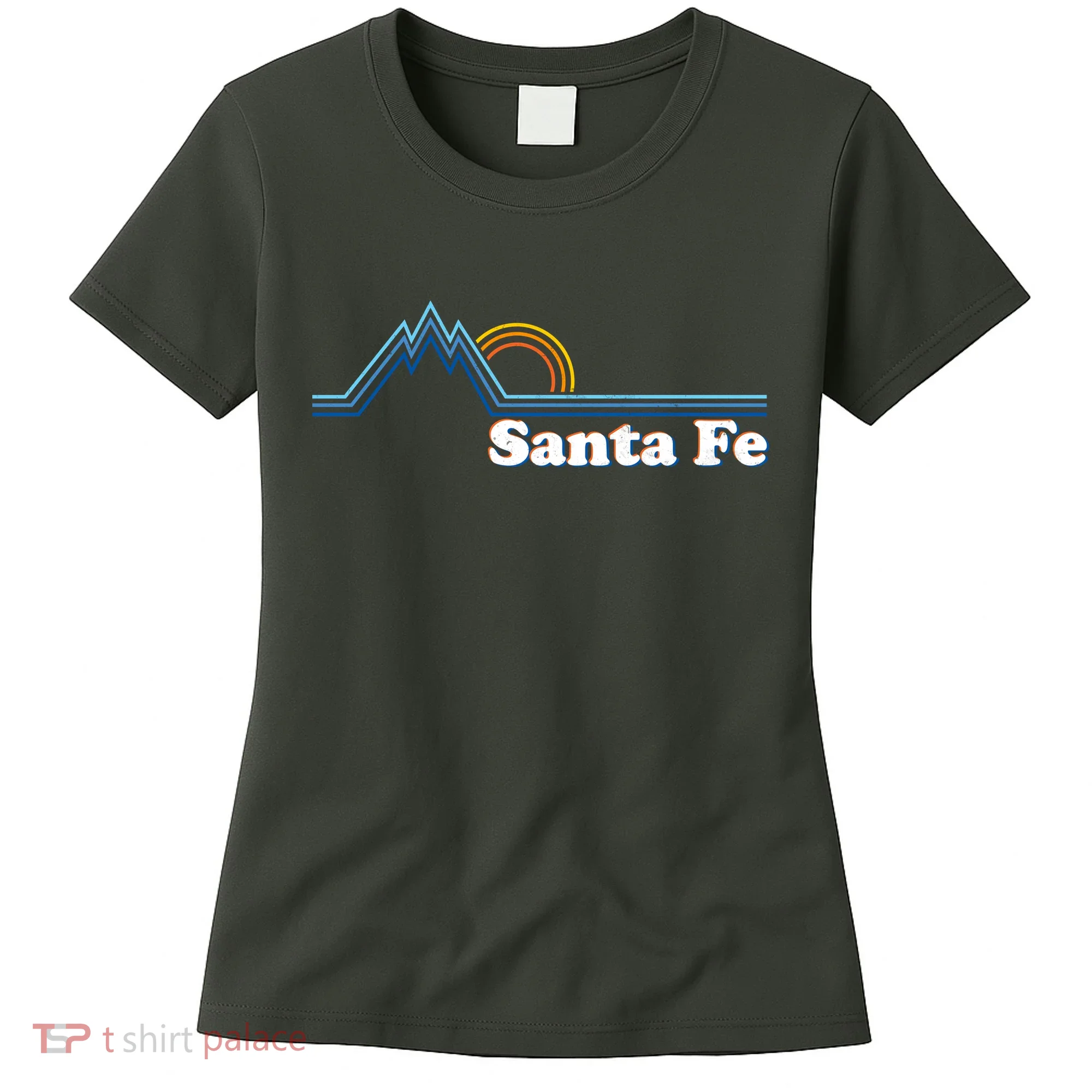 Santa Fe New Mexico Retro Logo Women's T-Shirt