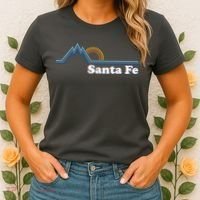 Santa Fe New Mexico Retro Logo Women's T-Shirt thumb 2
