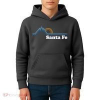 Santa Fe New Mexico Retro Logo Kids Hoodie thumb 4