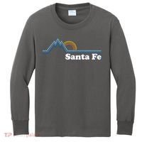Santa Fe New Mexico Retro Logo Kids Long Sleeve Shirt thumb 0