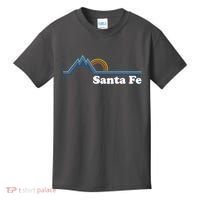 Santa Fe New Mexico Retro Logo Kids T-Shirt thumb 0