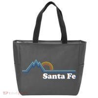 Santa Fe New Mexico Retro Logo Tote Bag thumb 0