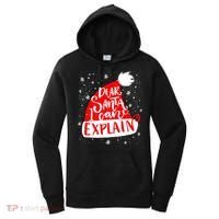 Santa Hat Dear Santa I Can Explain Christmas Women's Hoodie thumb 0