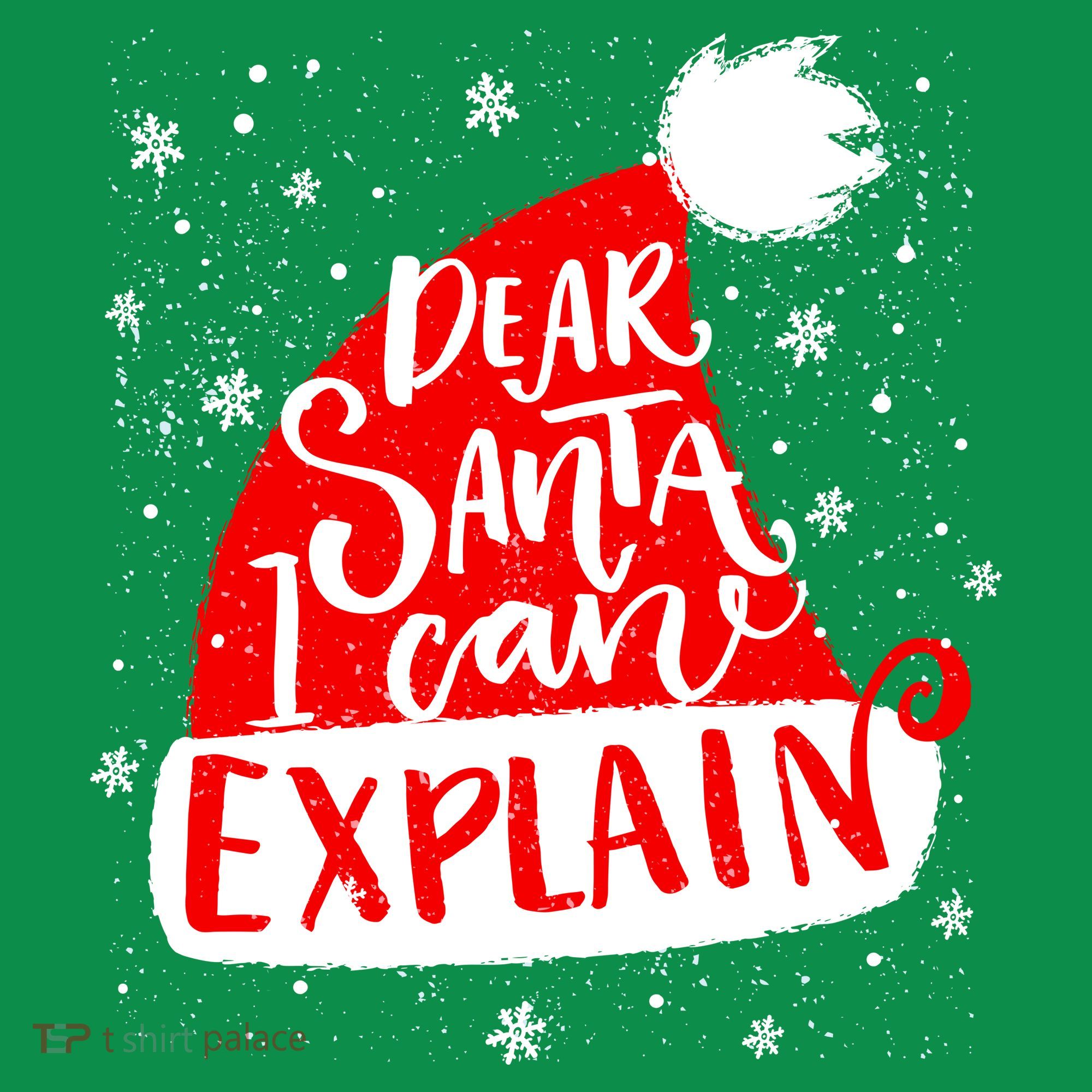 Santa Hat Dear Santa I Can Explain Christmas Toddler T-Shirt