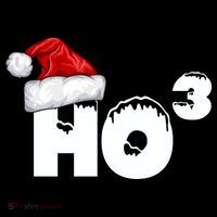 Santa HO HO3 Christmas Funny USA-Made Doggie Bandana thumb 2