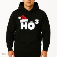 Santa HO HO3 Christmas Funny Hoodie thumb 2