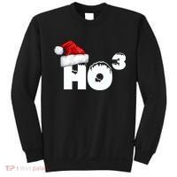 Santa HO HO3 Christmas Funny Sweatshirt thumb 0