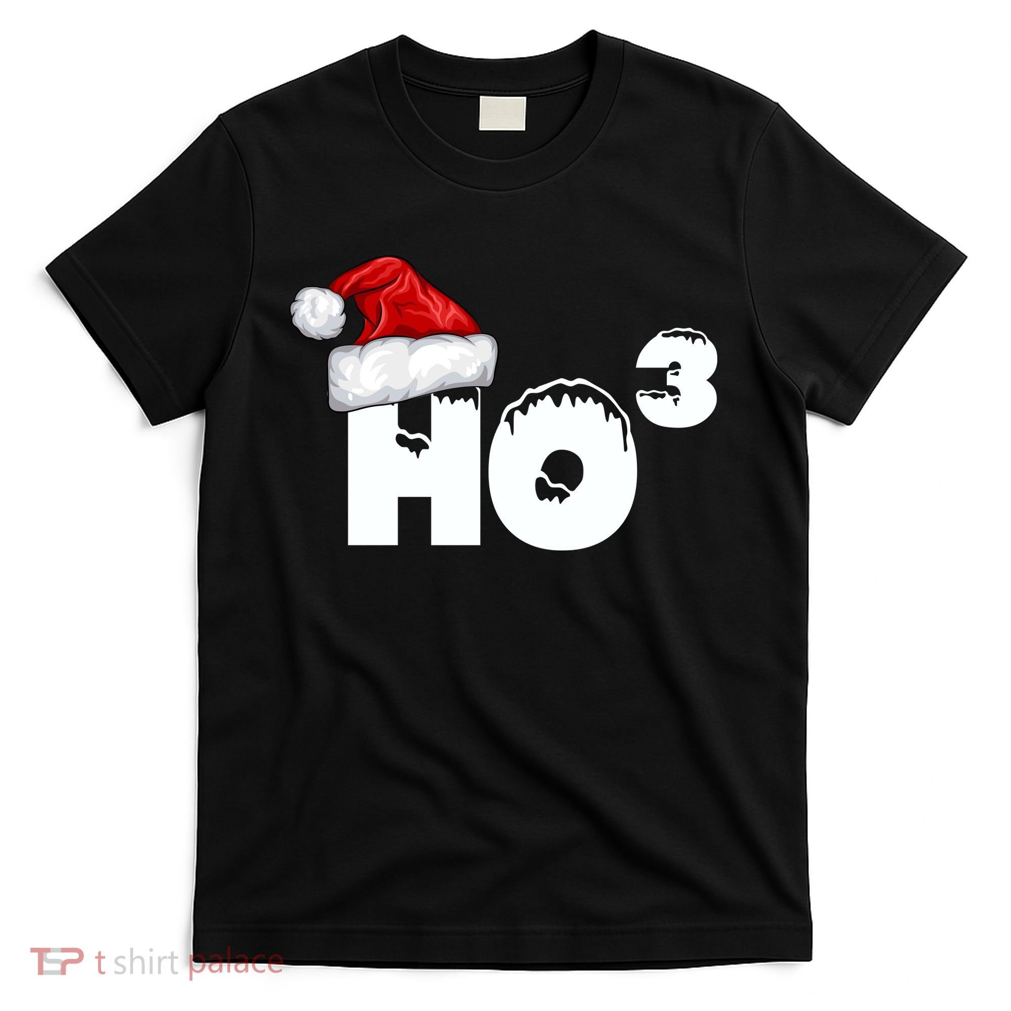 Santa HO HO3 Christmas Funny T-Shirt